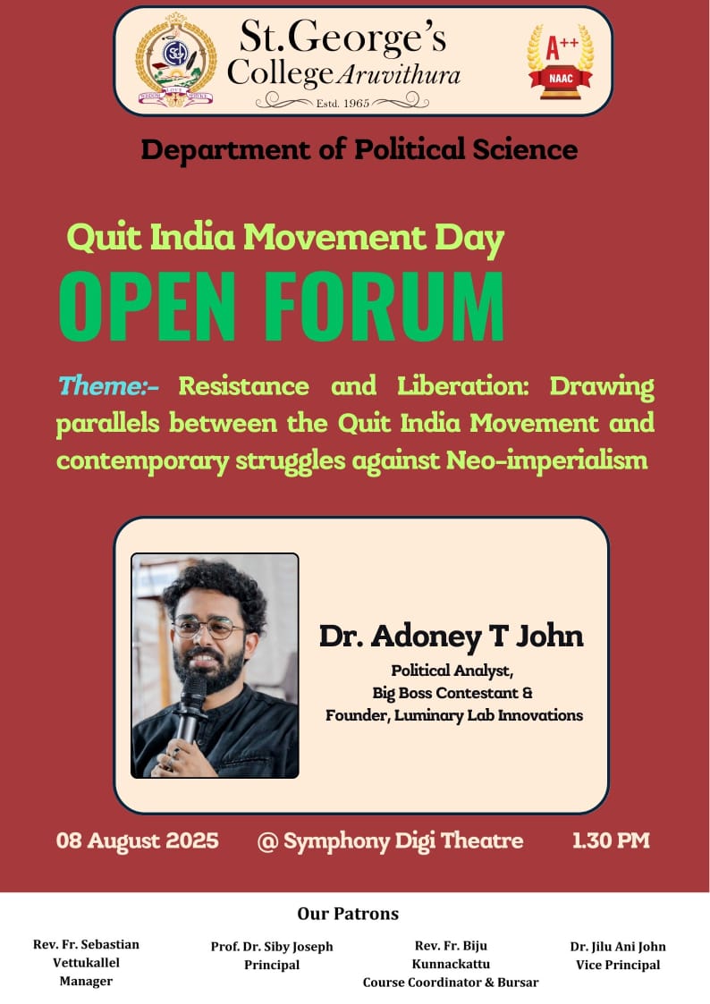 Quit India Movement Day - Open Forum